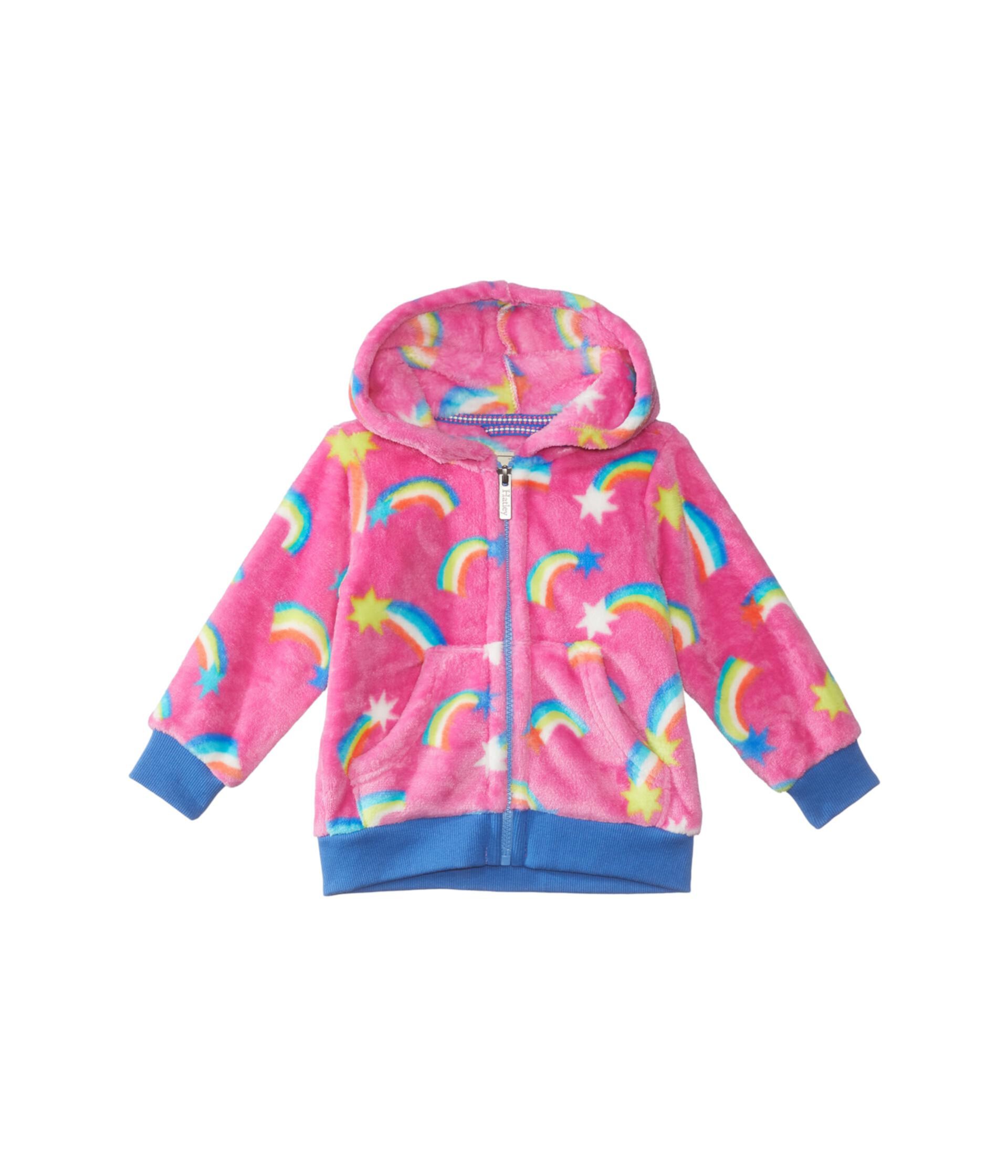 Флисовая куртка с капюшоном Shooting Stars (для малышей/маленьких детей/больших детей) Hatley