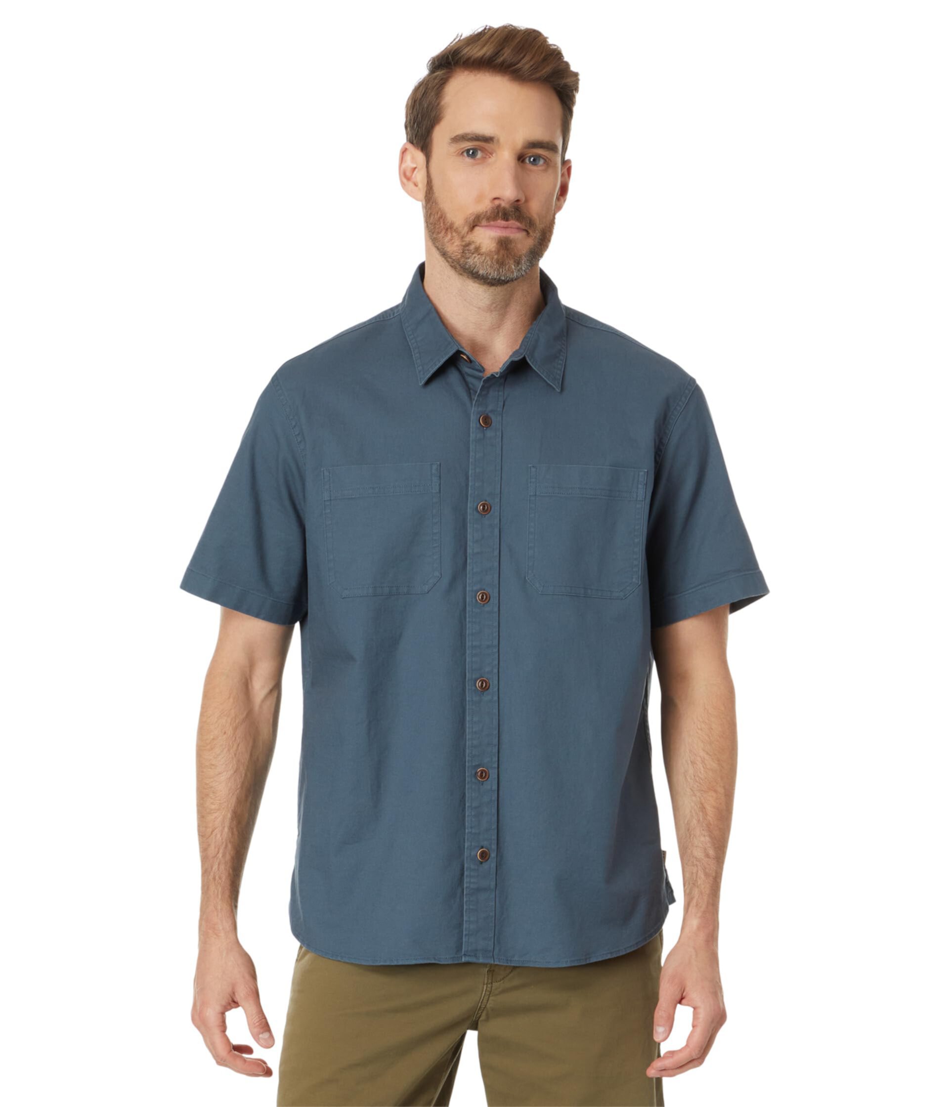 Саржевая рубашка Beanflex с коротким рукавом, традиционный крой L.L.Bean