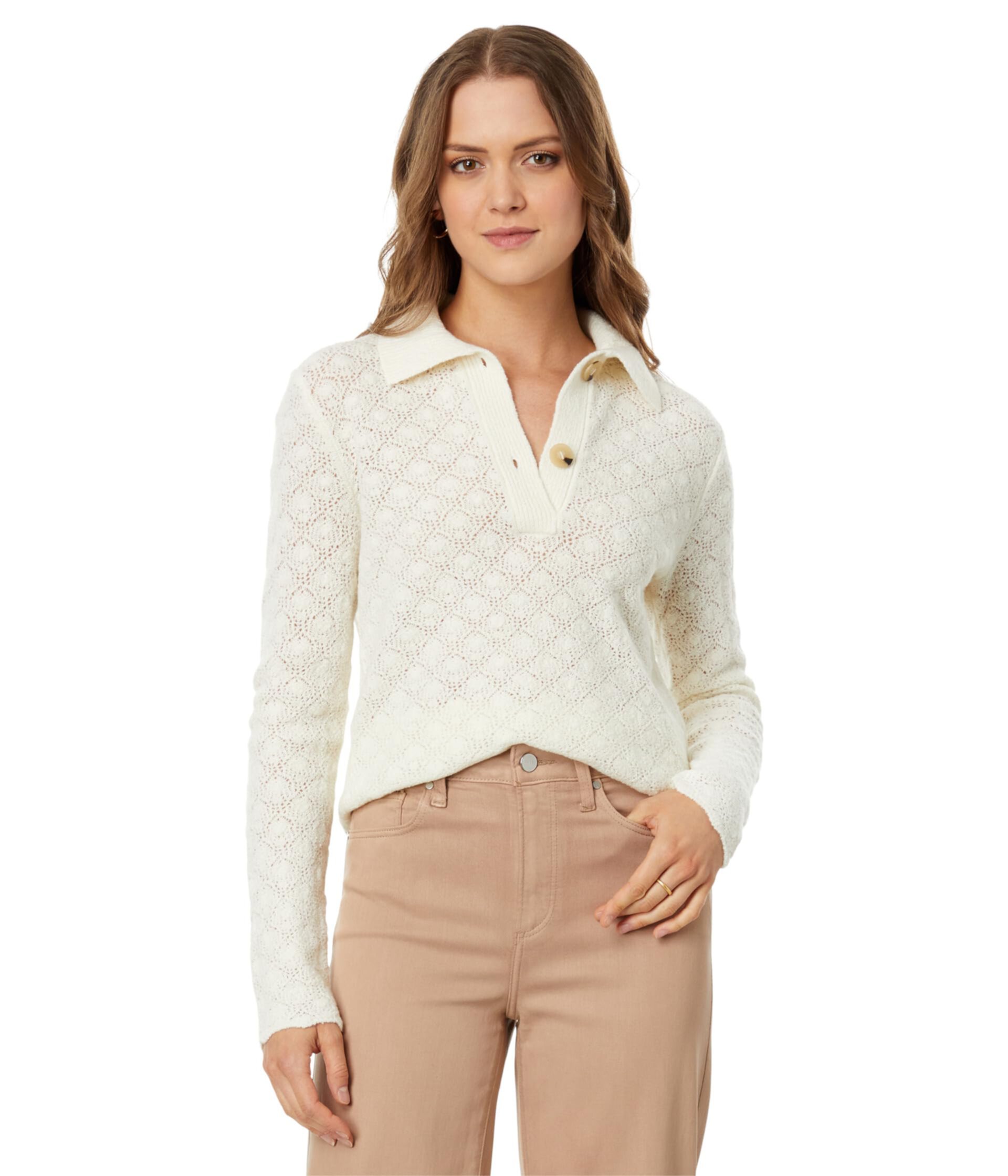 Lace Stitch Polo Vince