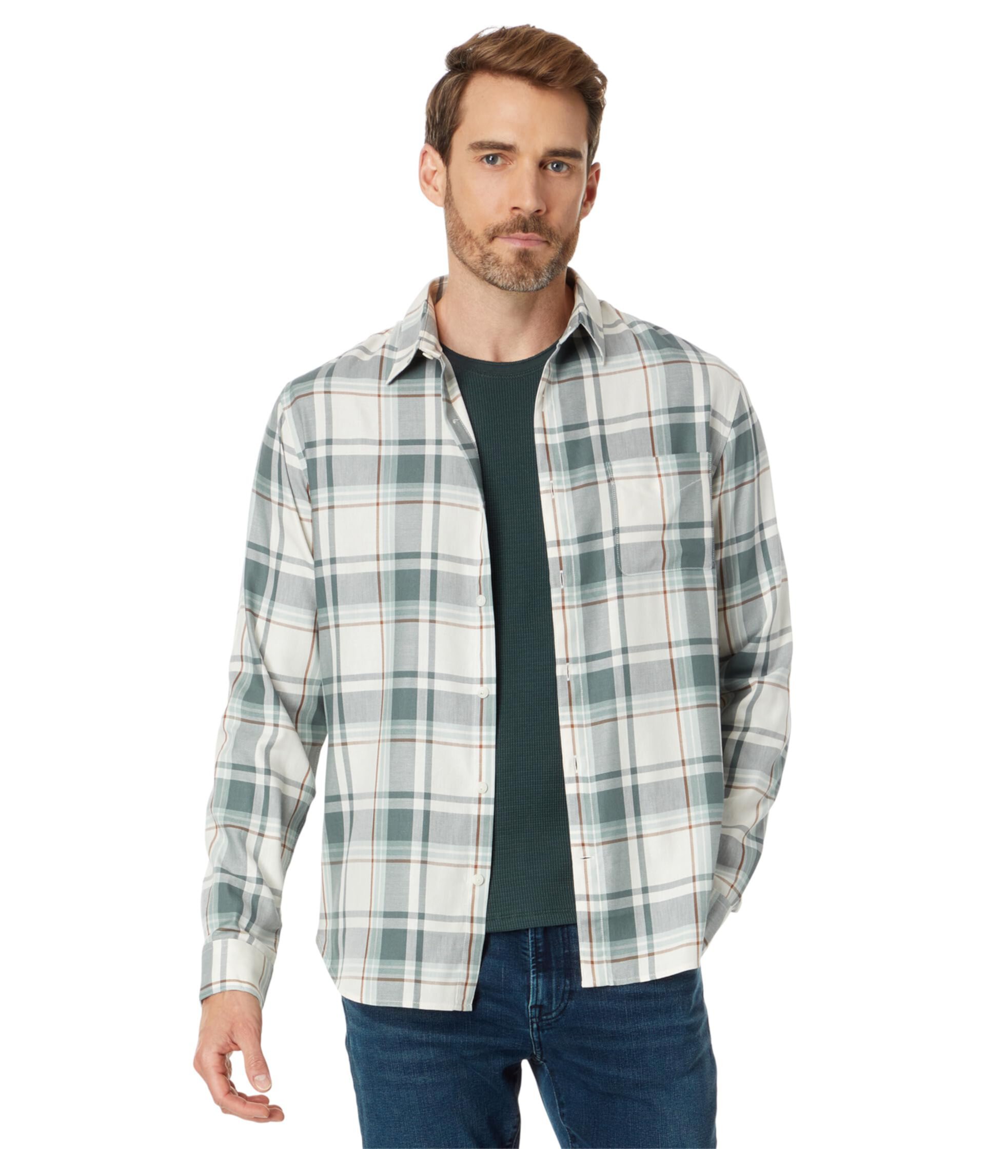 Мужская Повседневная Рубашка Vince Manchester Plaid Long Sleeve Vince