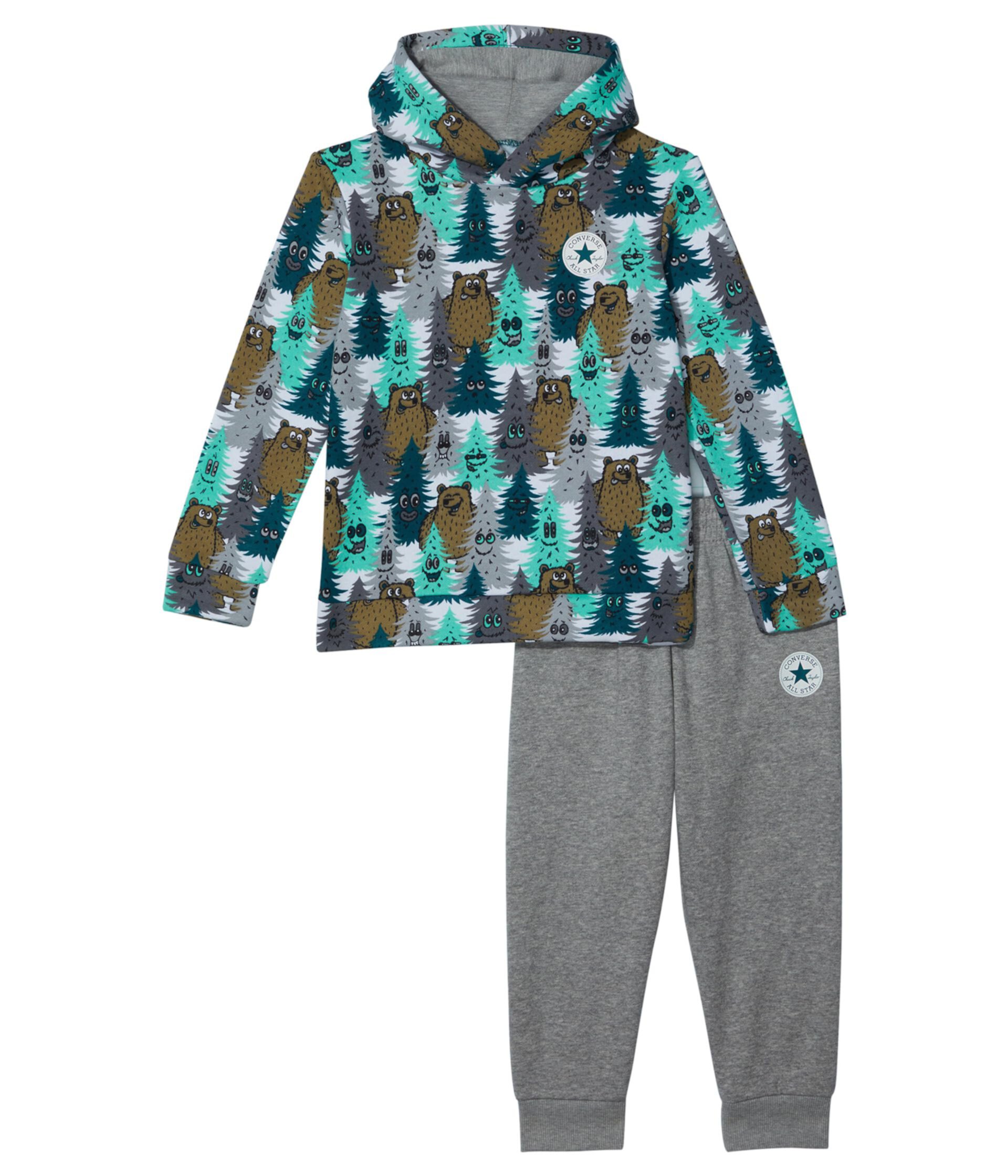 Into The Wild Hoodie & Joggers Set (Toddler) Converse Kids