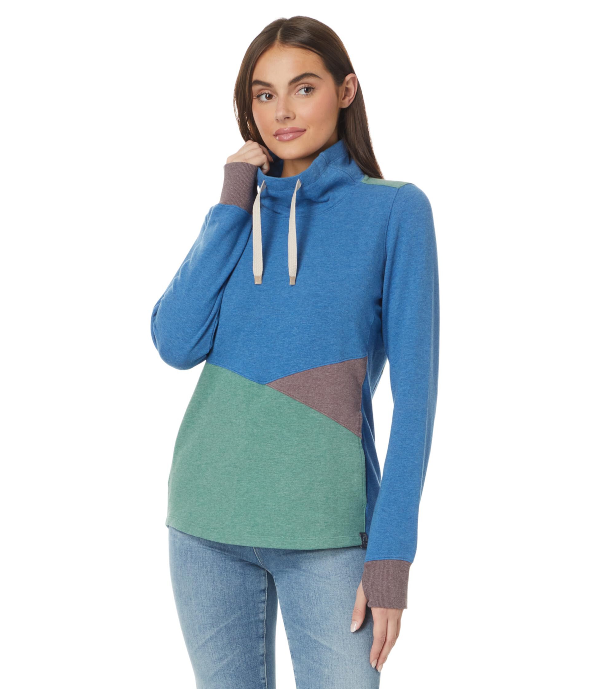 Женский Пуловер L.L.Bean Cozy Color-Block L.L.Bean