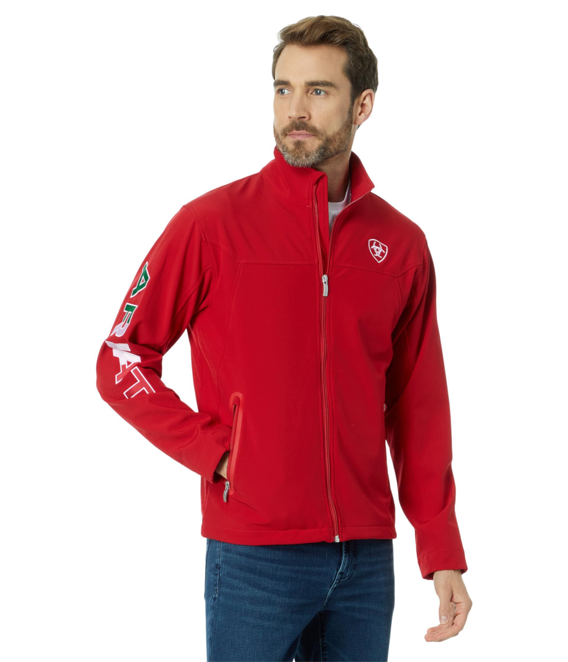 Мужская Куртка Ariat New Team Softshell Mexico Water-Resistant Ariat