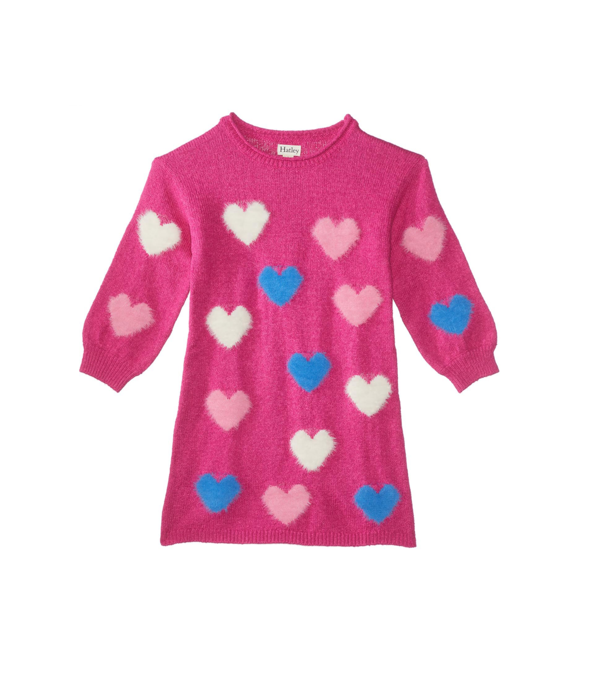 Легкое платье-свитер Magic Hearts (для малышей/маленьких детей/больших детей) Hatley