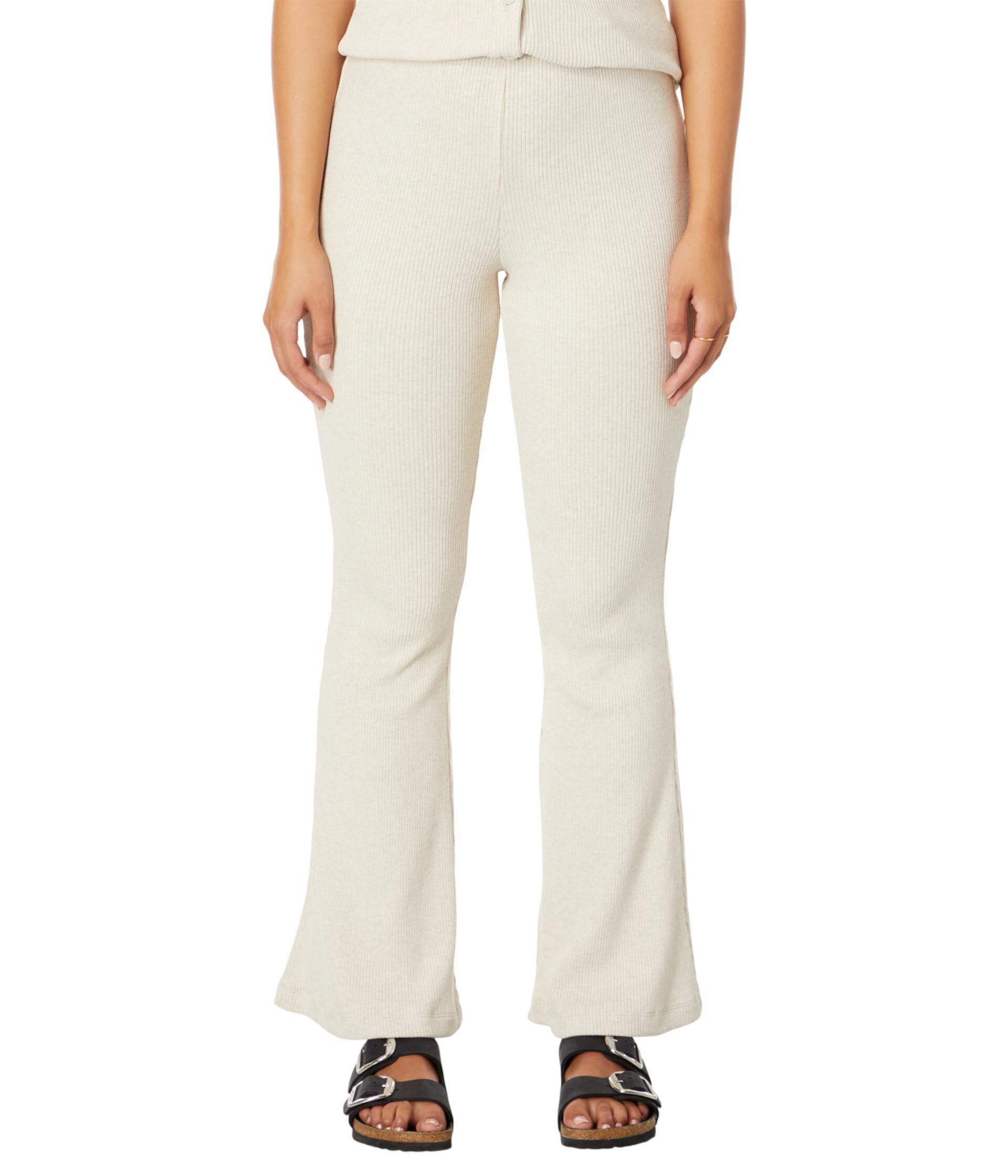 Ribbed Pull-On Flare Pants Madewell