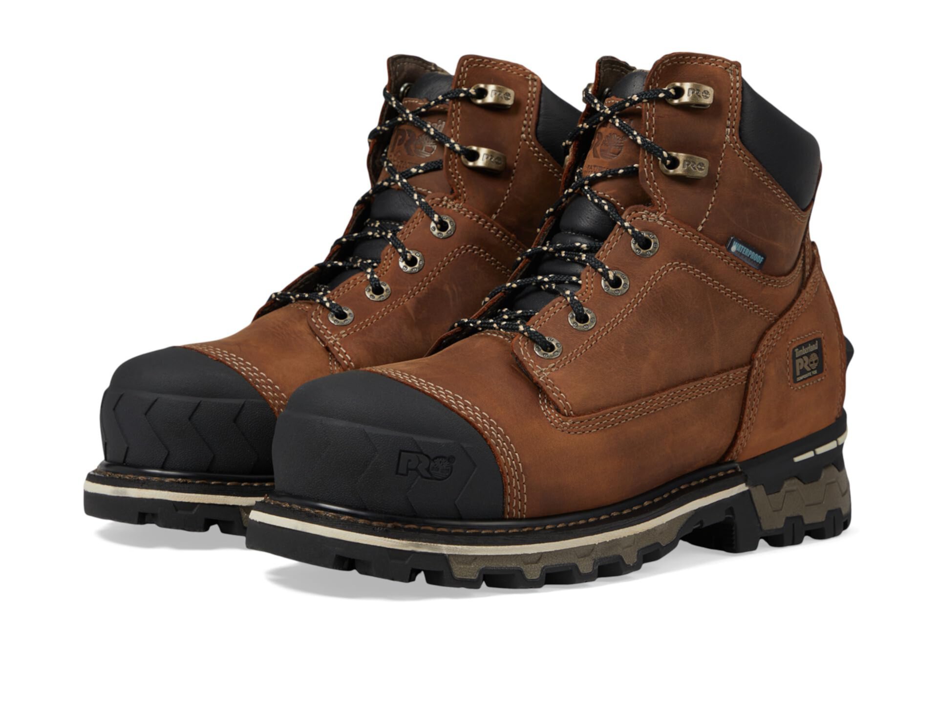 Женские Рабочие ботинки Timberland Boondock 6" Композитный Safety Toe Водонепроницаемые Timberland