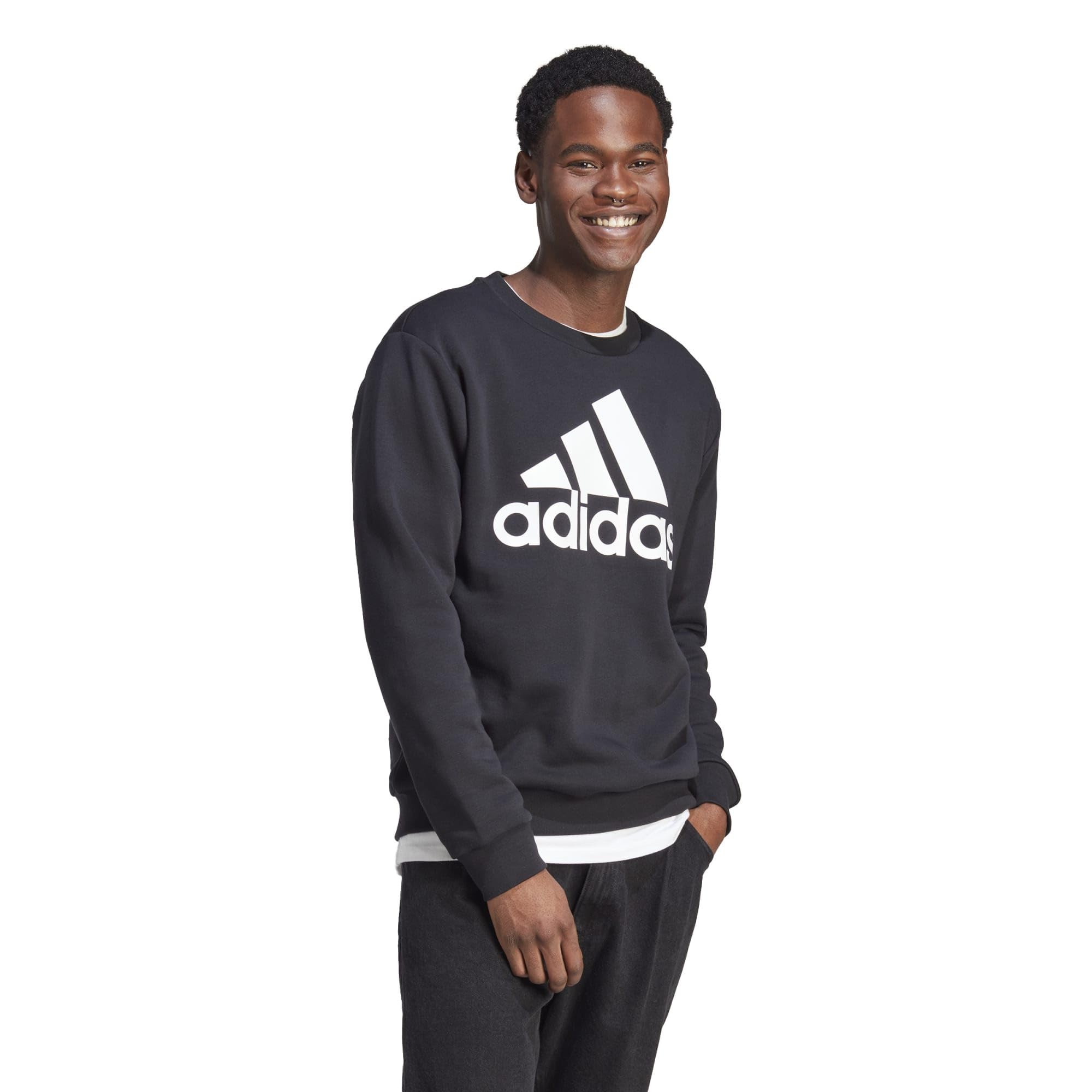 Мужской свитшот Adidas Essentials с большим логотипом Adidas