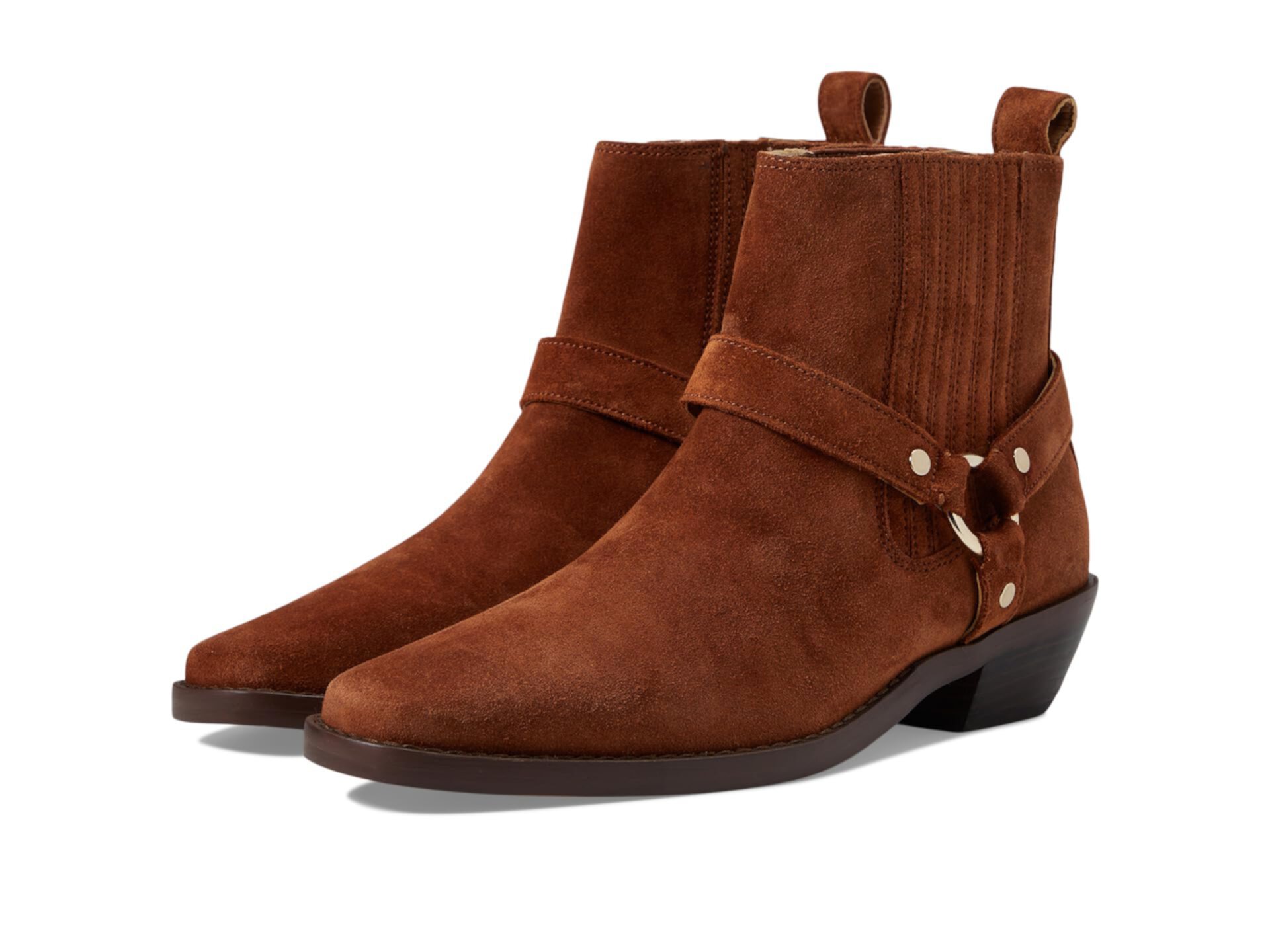 Женские Ботинки Madewell Santiago Western Ankle Boot в Замше Madewell