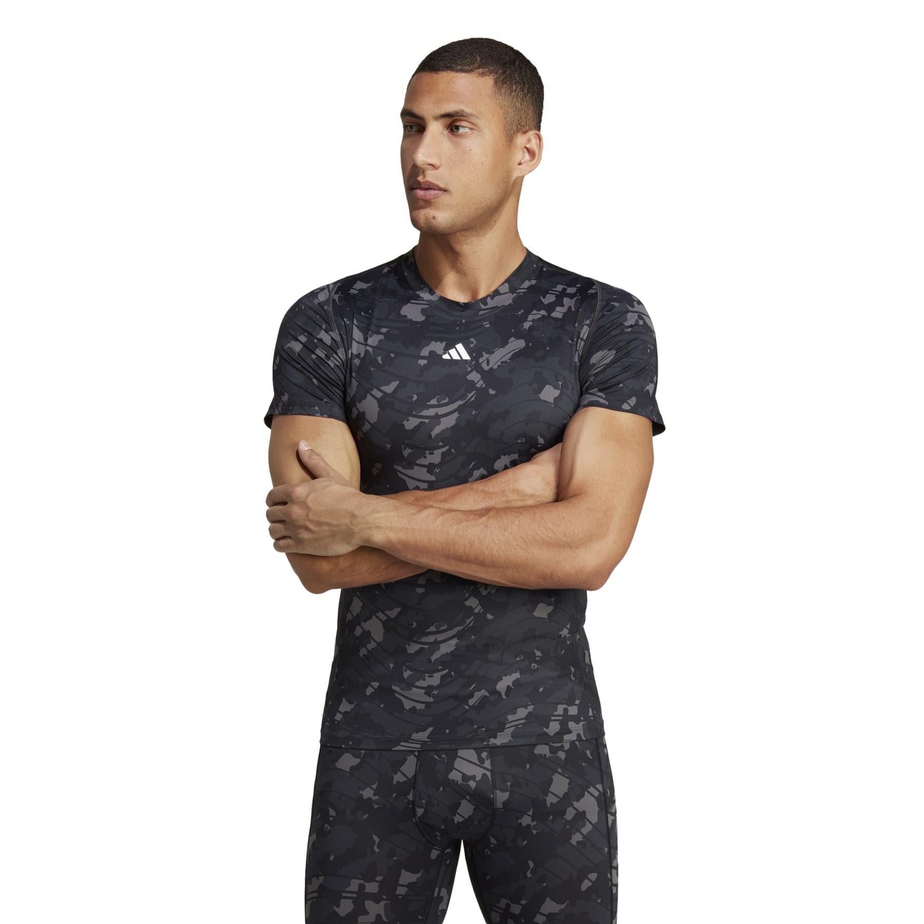 Techfit™ All Over Printed Training T-Shirt Adidas