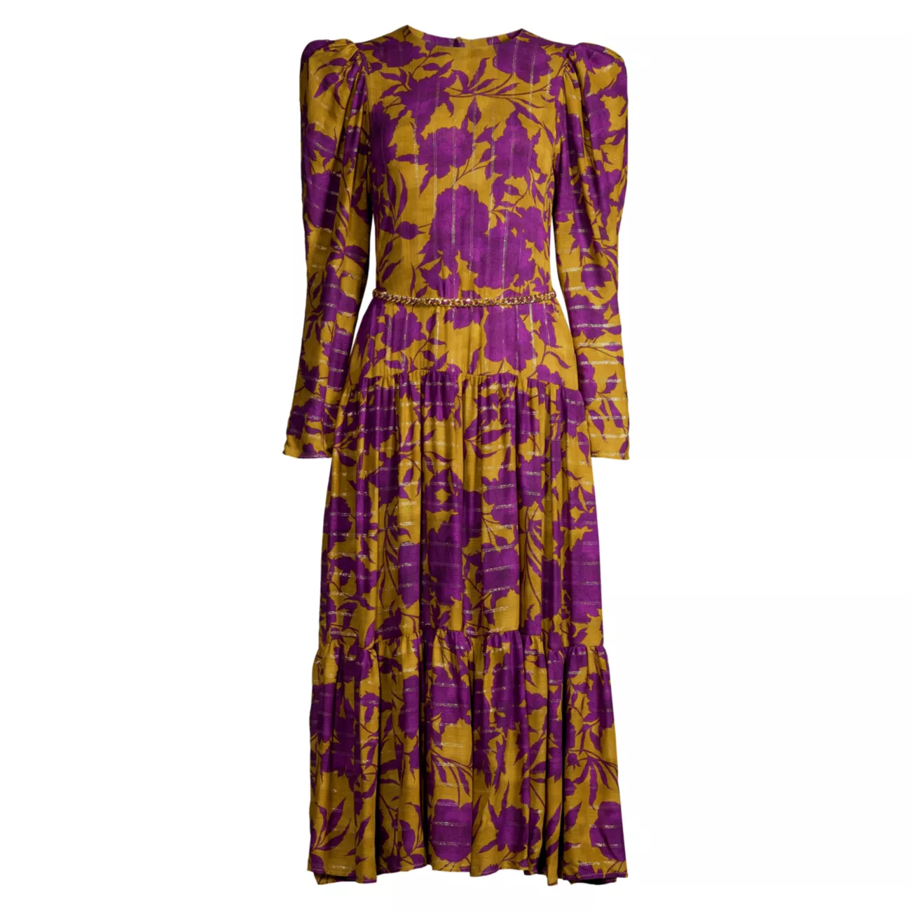 Платье миди из вуали Taylor с поясом DELFI