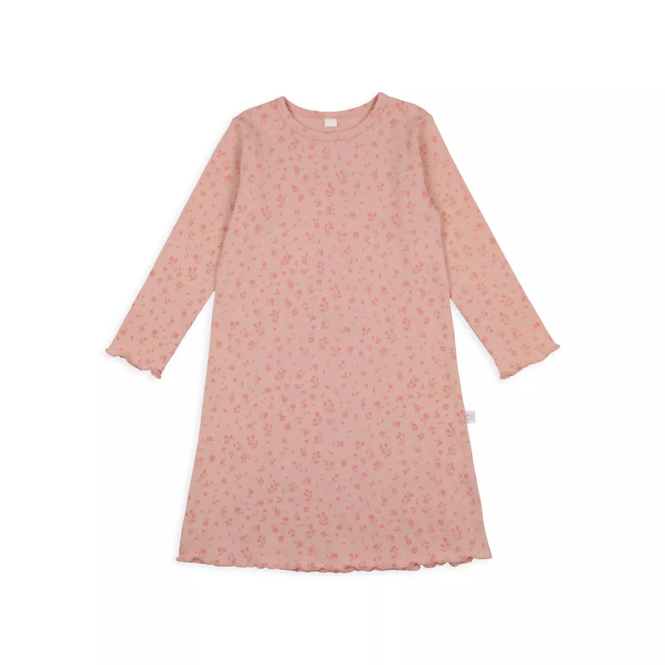 Маленькая девочка и усилитель; Ночная рубашка с цветочным принтом для девочки Pouf