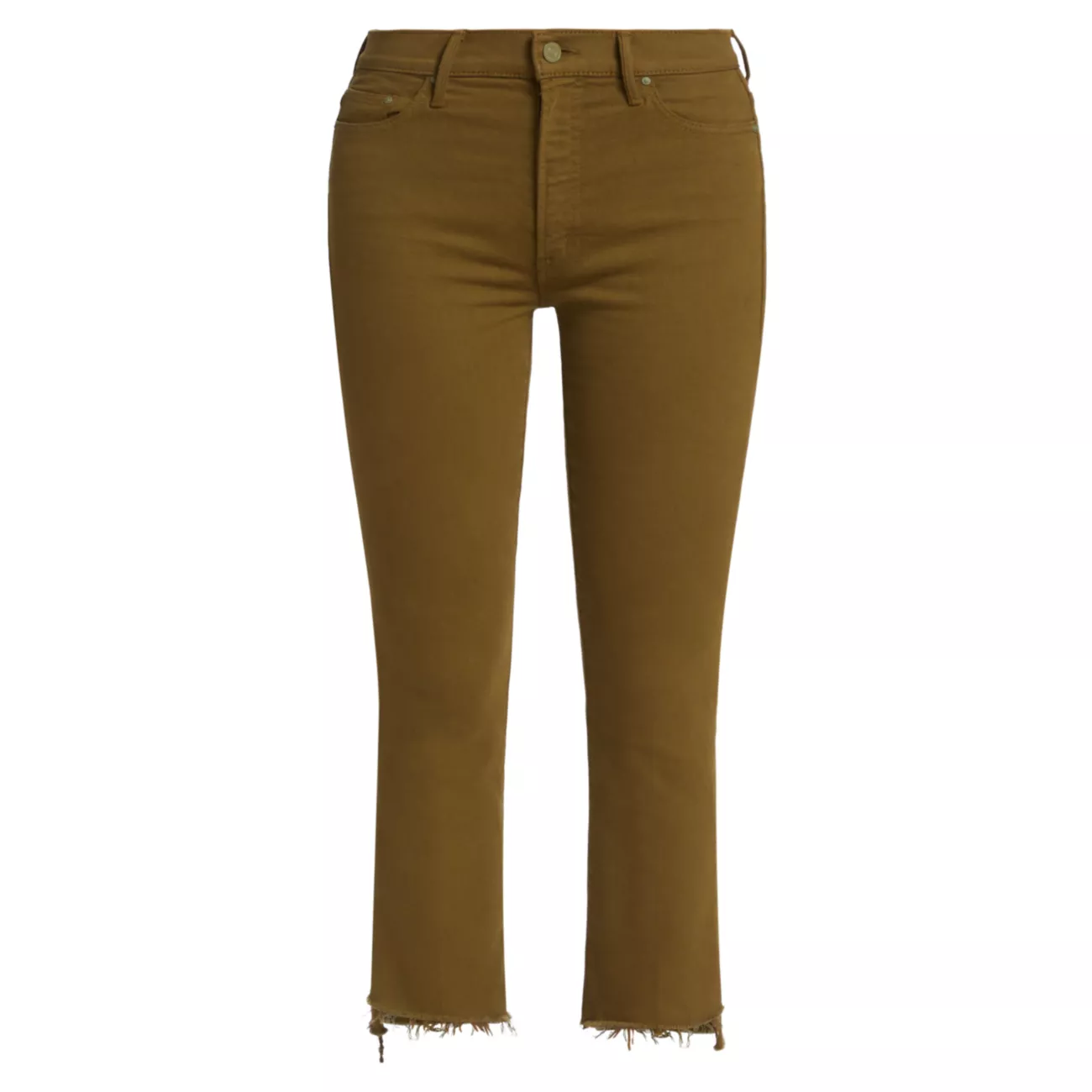 The Insider Mid-Rise Slim-Fit Crop Jeans MOTHER