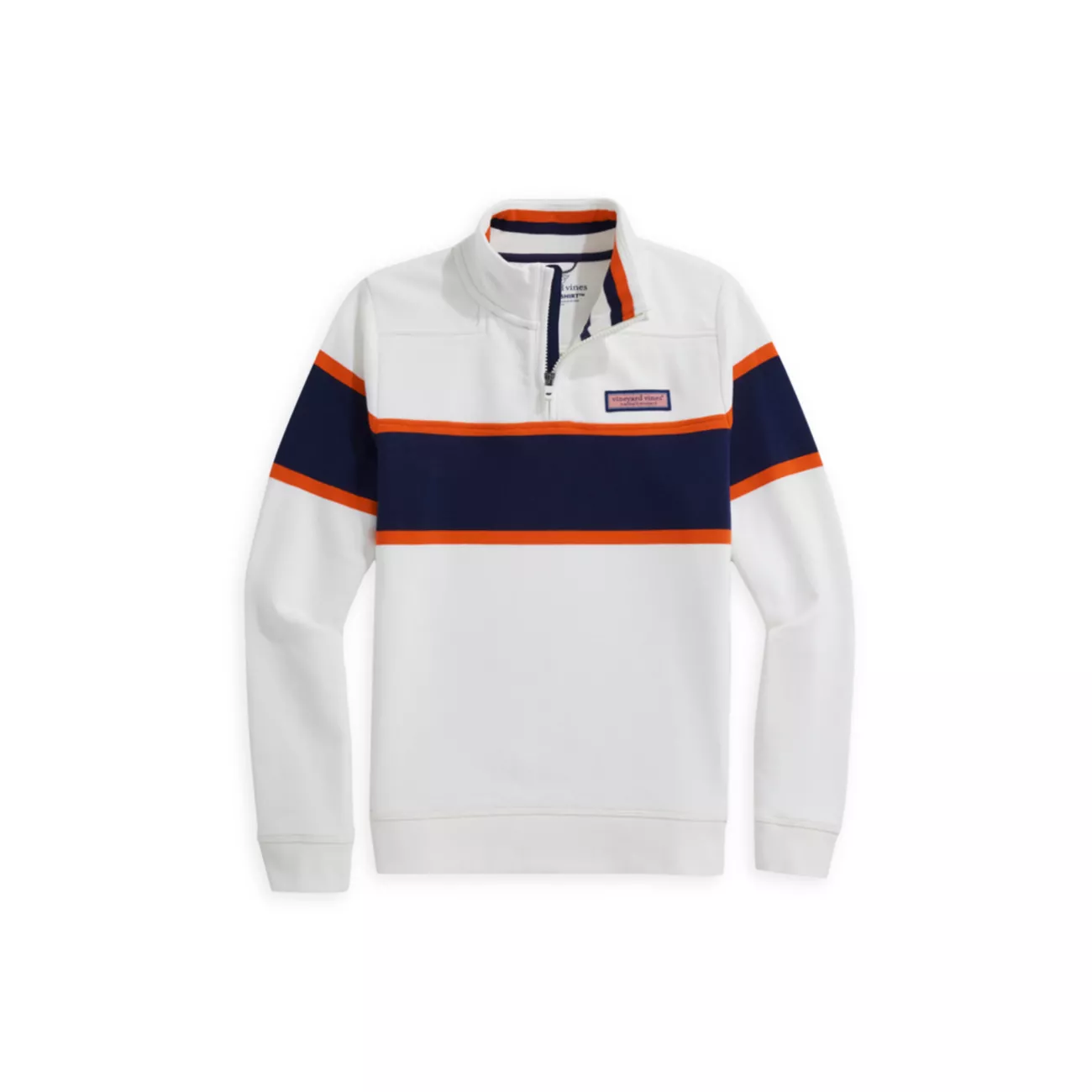 Худи Vineyard Vines Для мальчиков Striped Varsity Half-Zip Pullover Vineyard Vines