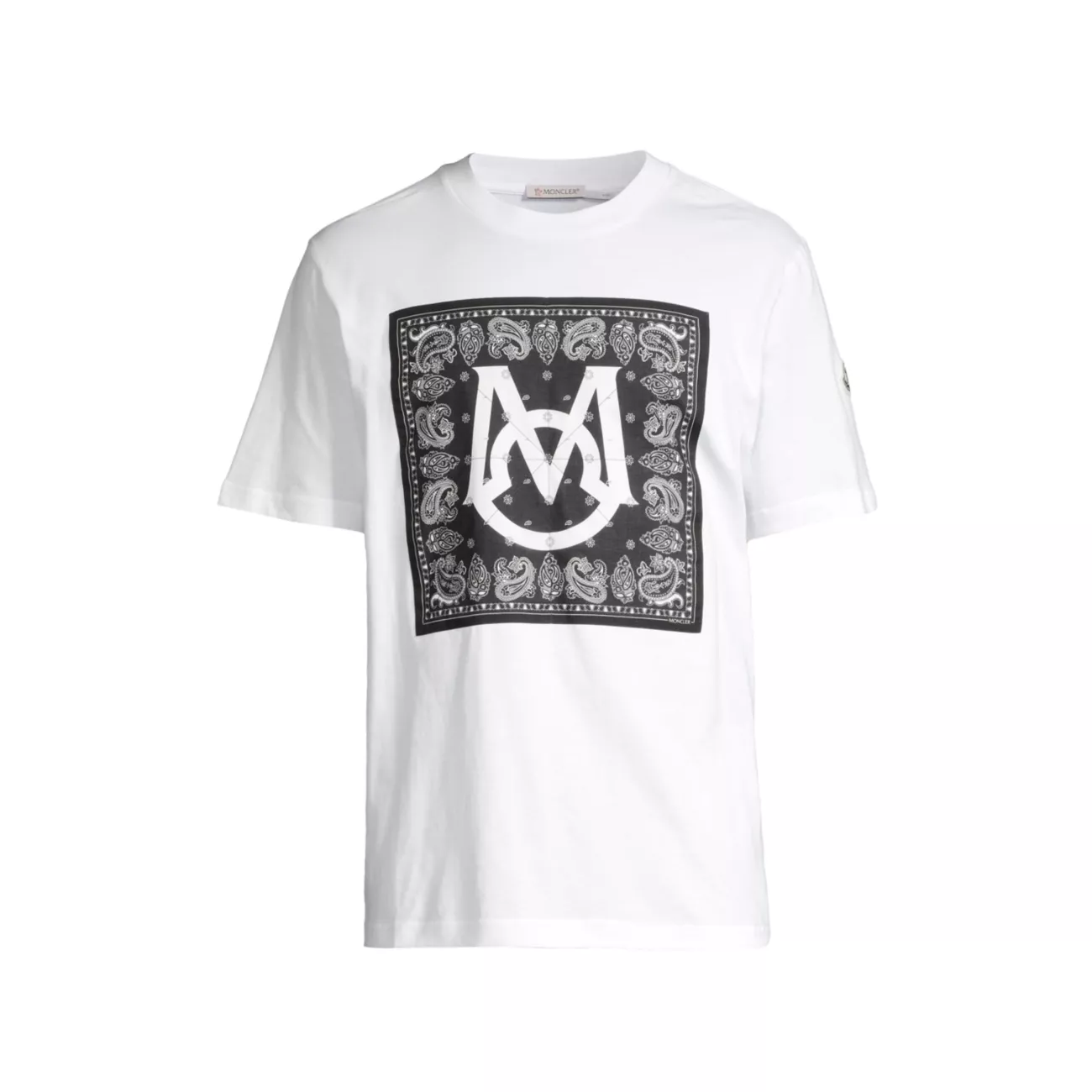 Moncler Мужская футболка-бандана с логотипом Moncler