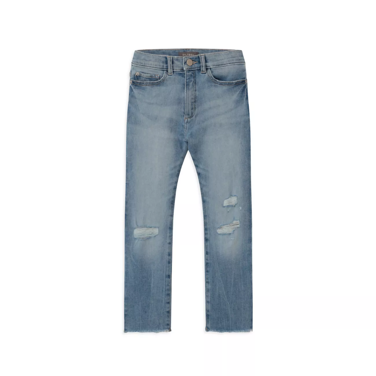 Детские эластичные прямые джинсы Emie с потертостями DL1961