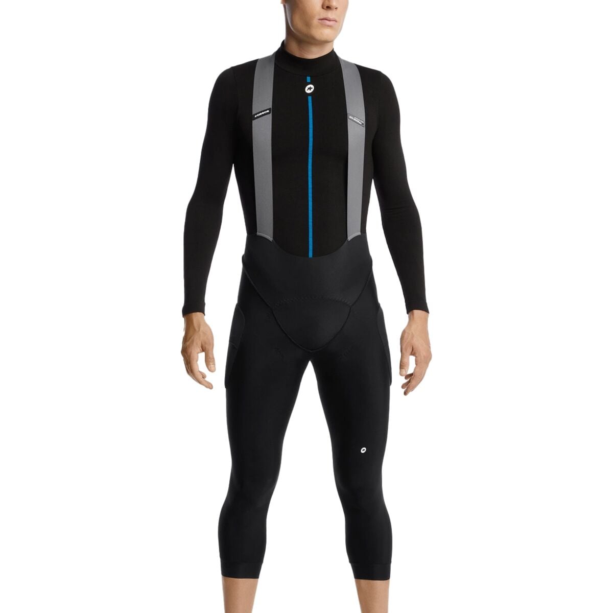 Зимние велосипедные штаны Trail Winter Liner Bib Tight HP с изолированным подкладом, опорой и карманами Assos