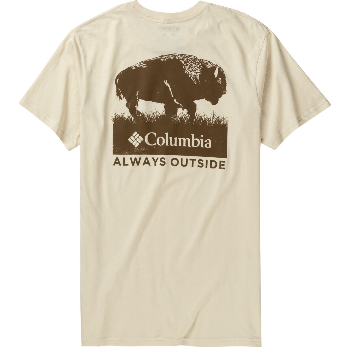 Однотонная футболка с короткими рукавами Columbia