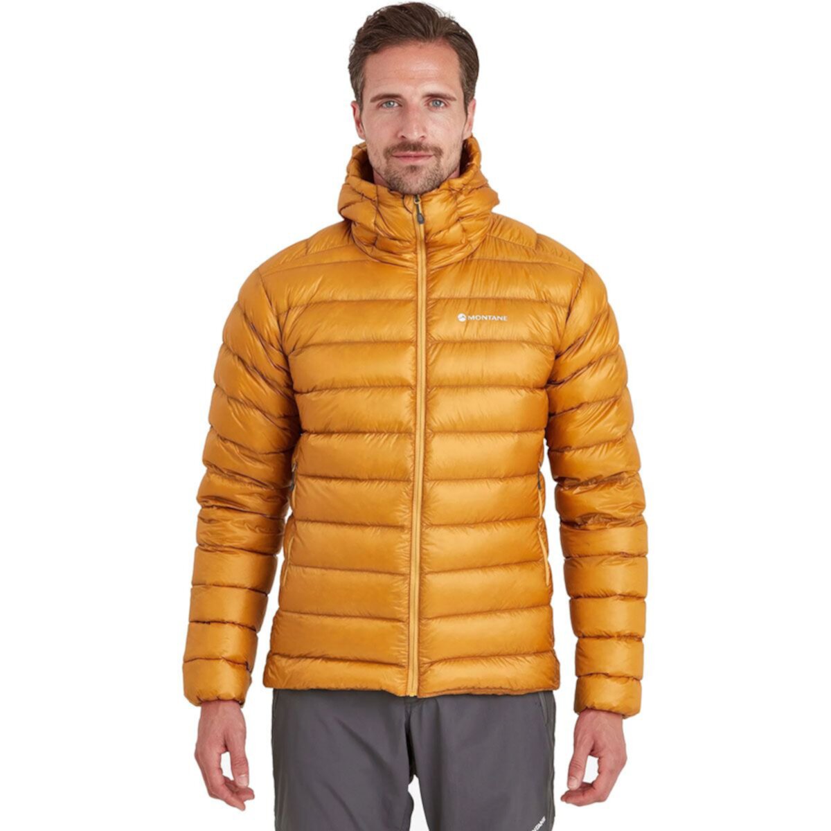 Легкая водоотталкивающая пуховая куртка с капюшоном MONTANE Alpine 850 Lite, 850-fill Montane