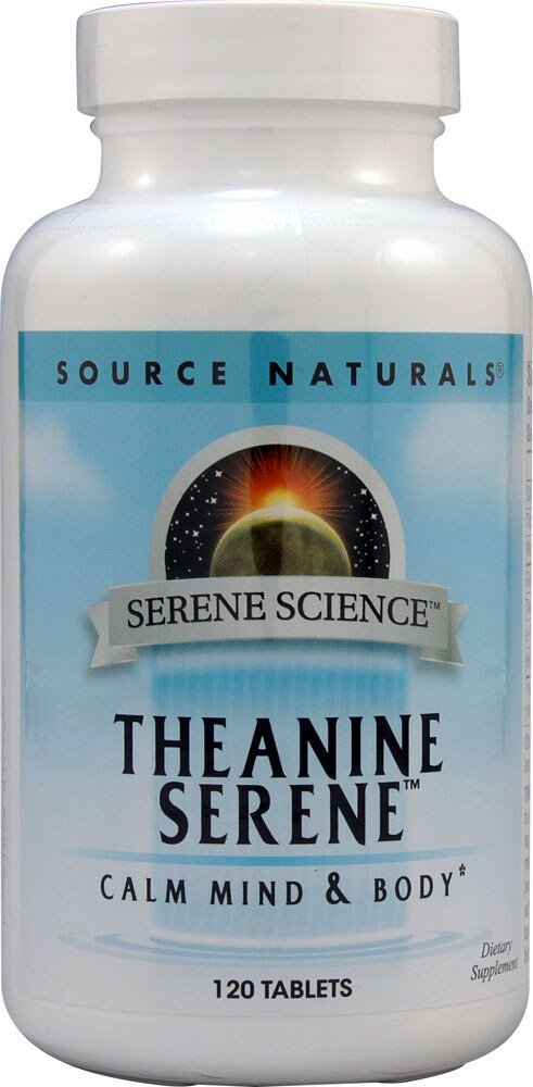 Теанин Серен, 120 таблеток Source Naturals