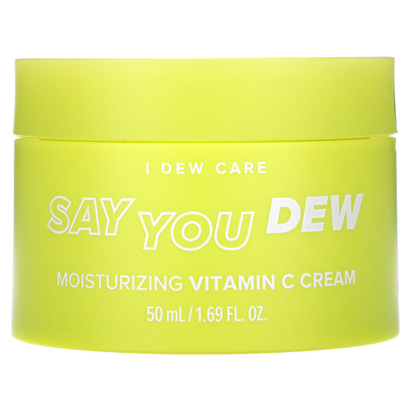 Say You Dew, Увлажняющий крем с витамином С, 1,69 жидк. унции (50 мл) I Dew Care
