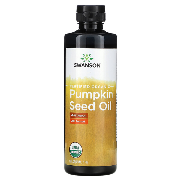 Органическое масло из семян тыквы - 473 мл - Swanson Swanson