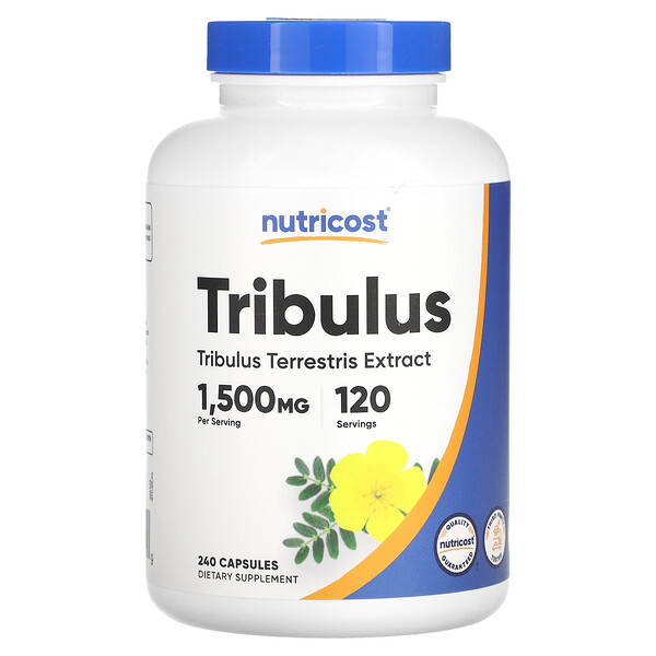 Tribulus - 1500 мг - 240 капсул - Nutricost Nutricost
