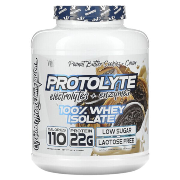 ProtoLyte, 100% Сывороточный Изолят, Арахисовое Печенье со Сливками, 2,089 г - VMI Sports VMI Sports