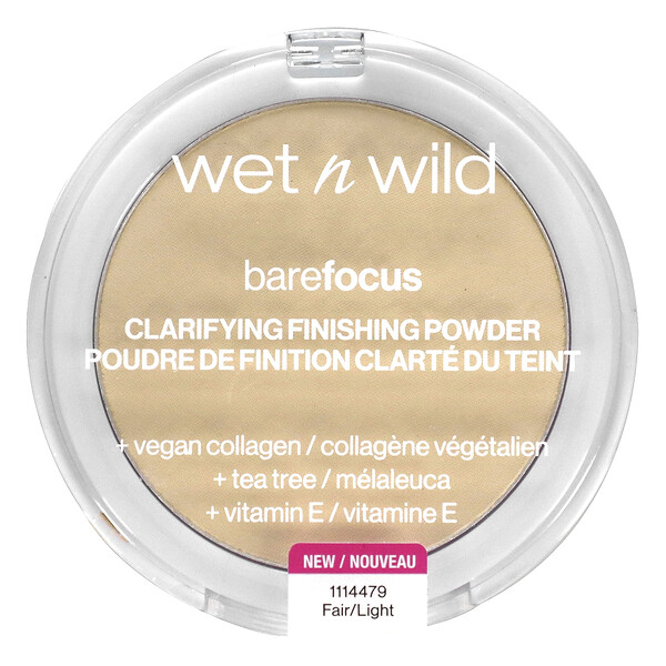 Barefocus, Осветляющая финишная пудра, светлый/светлый, 7,8 г (0,27 унции) Wet n Wild