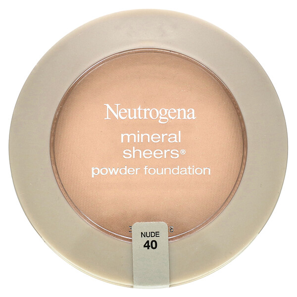Mineral Sheers, Пудровая основа, телесный оттенок 40, 0,34 унции (9,6 г) Neutrogena