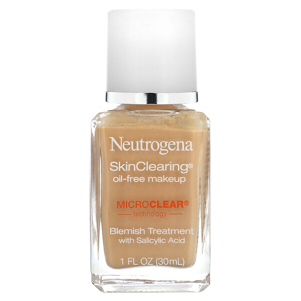 Безмасляный макияж SkinClearing, Buff 30, 1 жидкая унция (30 мл) Neutrogena