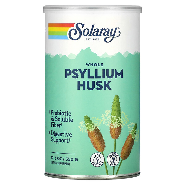 Цельный Псиллиум - 350 г - Solaray Solaray