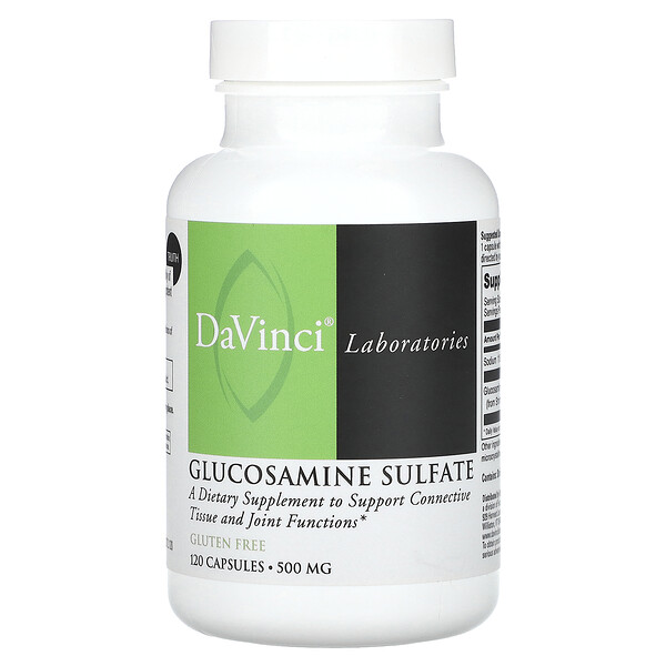 Глюкозамина сульфат, 500 мг, 120 капсул DaVinci