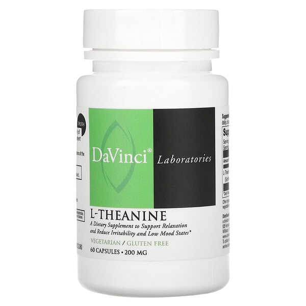 L-Theanine - 200 мг - 60 капсул - DaVinci DaVinci