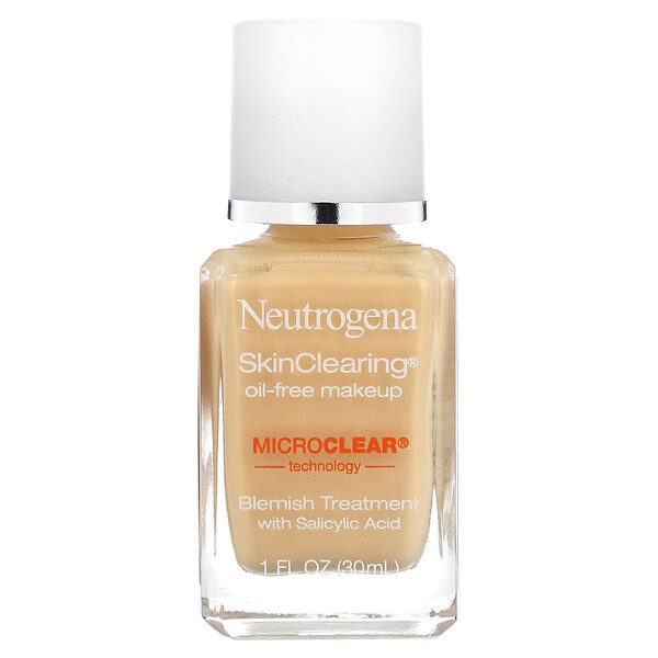 Безмасляный макияж SkinClearing, Classic Ivory 10, 1 жидкая унция (30 мл) Neutrogena