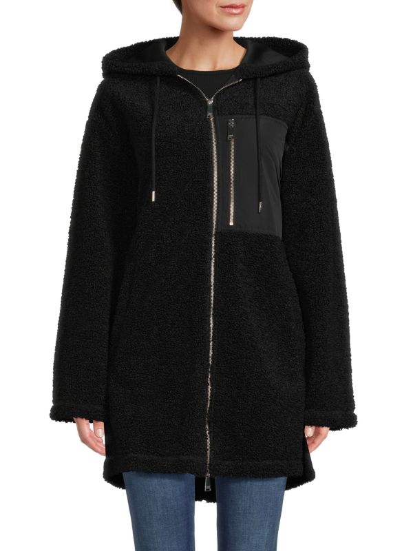 Женское пальто из искусственного меха DKNY DKNY