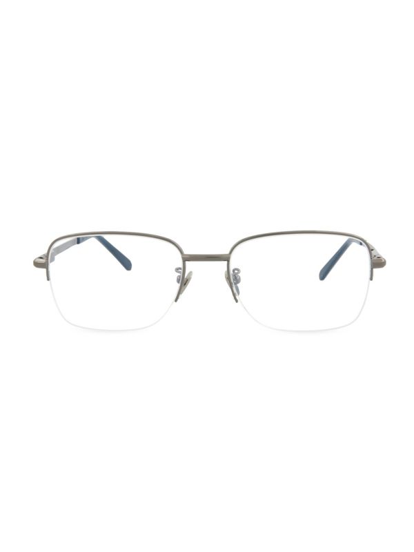 Оптические очки Brioni 57MM Rectangle Half Rim Brioni