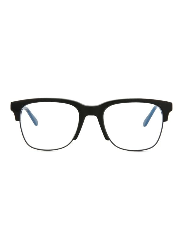 52MM Clubmaster Eyeglasses Brioni