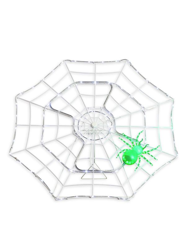 Animated LED Spider Web Mr. Halloween