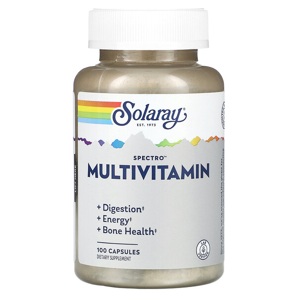 Spectro, Мультивитамины, 100 капсул Solaray