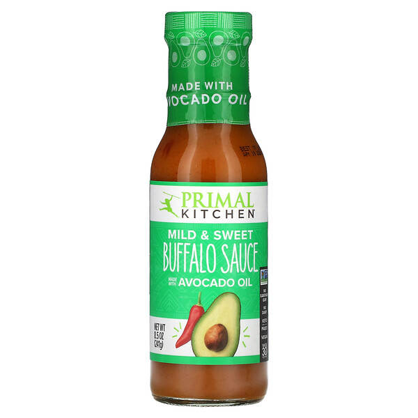 Buffalo Sauce, Mild & Sweet, 8.5 oz (241 g) Primal Kitchen