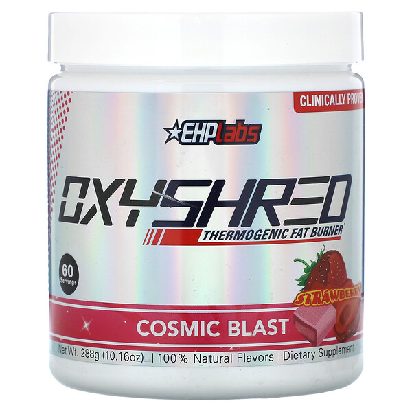 Oxyshred Thermogenic Fat Burner, Cosmic Blast, Strawberry, 10.16 oz (288 g) EHPlabs