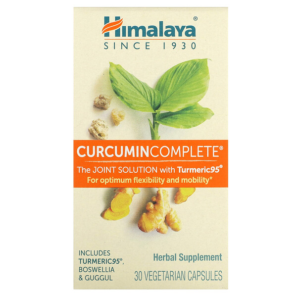 Curcumin Complete, 30 вегетарианских капсул Himalaya