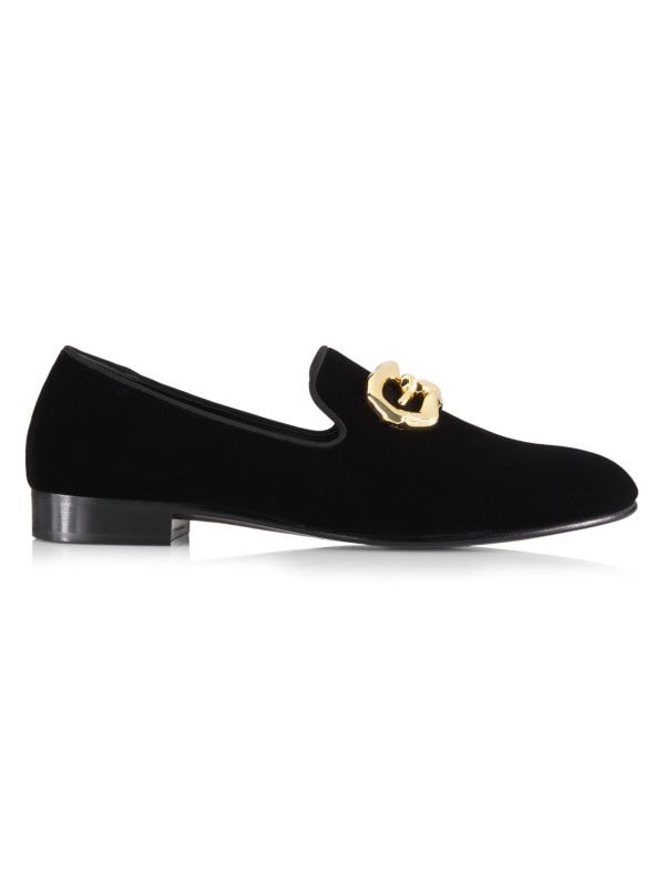 Мужские Лоферы Giuseppe Zanotti Kevin Velvet Giuseppe Zanotti