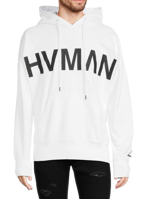 Пуловер с капюшоном и логотипом Chosen To Previal HVMAN