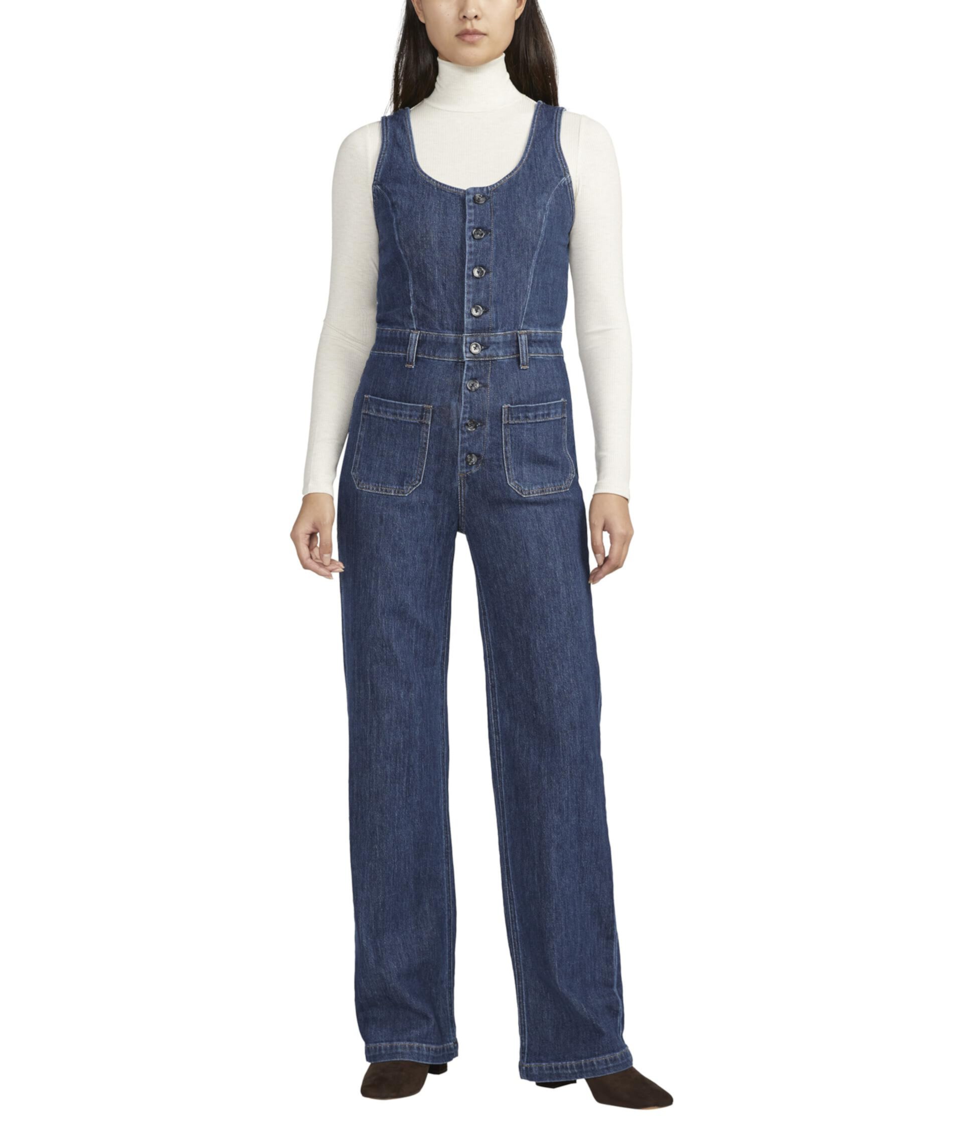 Высокие джинсы широкого кроя Брюки с петлями для ремня Silver Jeans Co. для женщин Silver Jeans Co.
