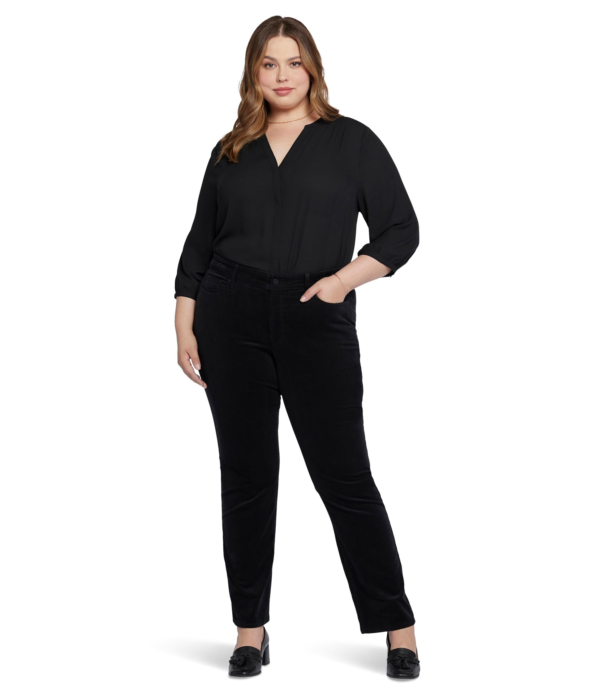 Женские Брюки NYDJ Plus Size Marilyn Straight NYDJ