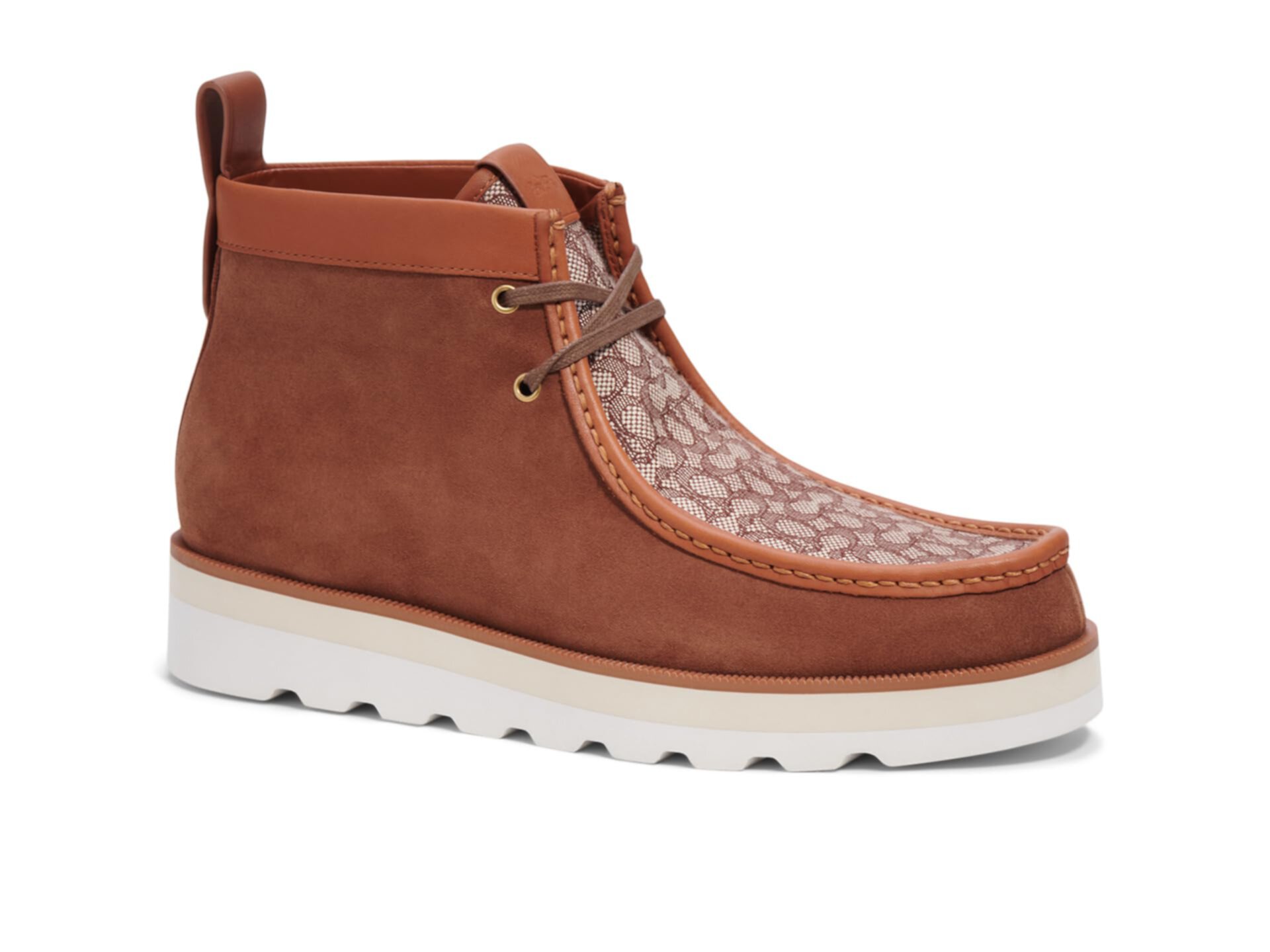 Мужские Ботильоны и ботинки до щиколотки COACH Micro Signature Suede Chukka Boot COACH