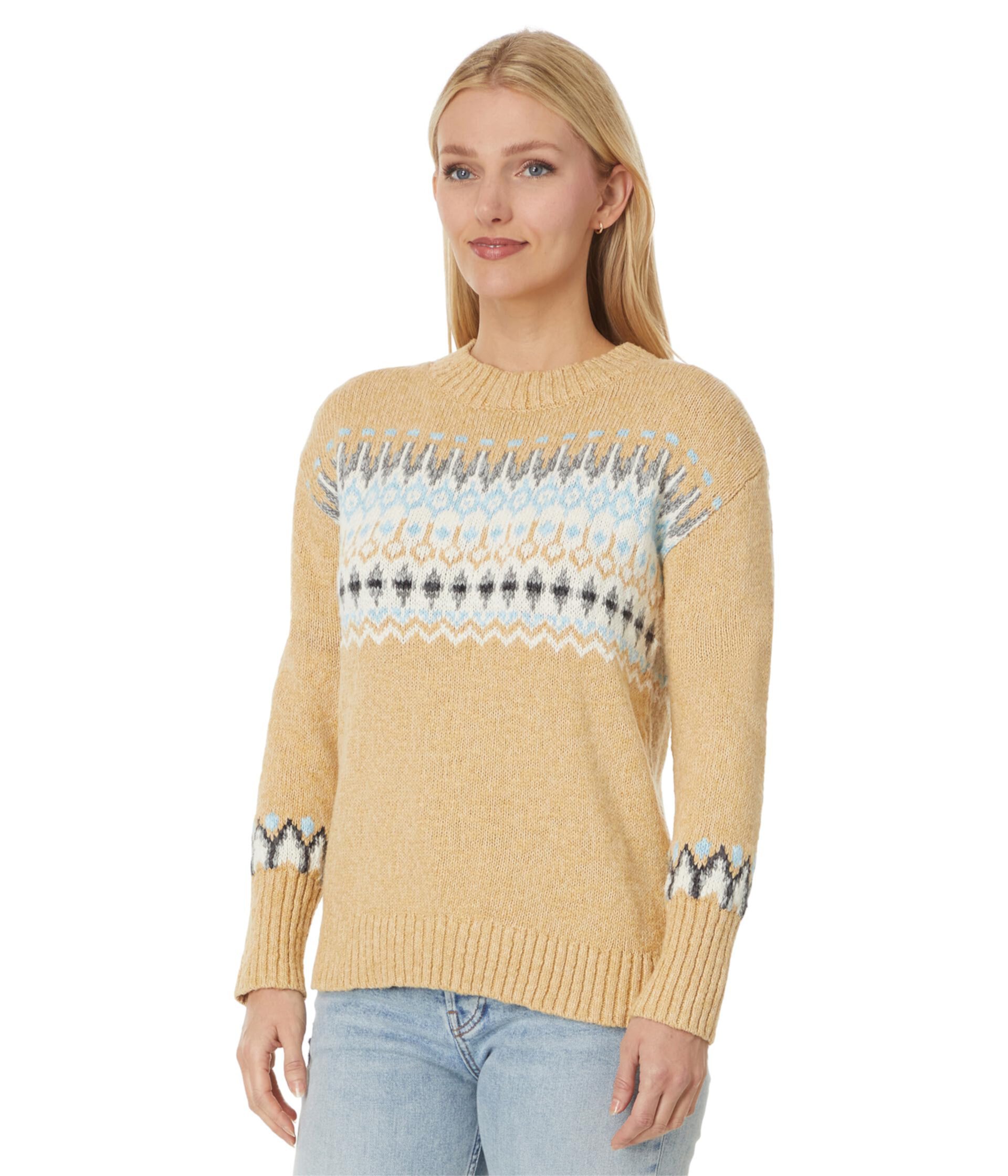 Женский Свитер L.L.Bean Cotton Ragg Crew Neck Fair Isle L.L.Bean