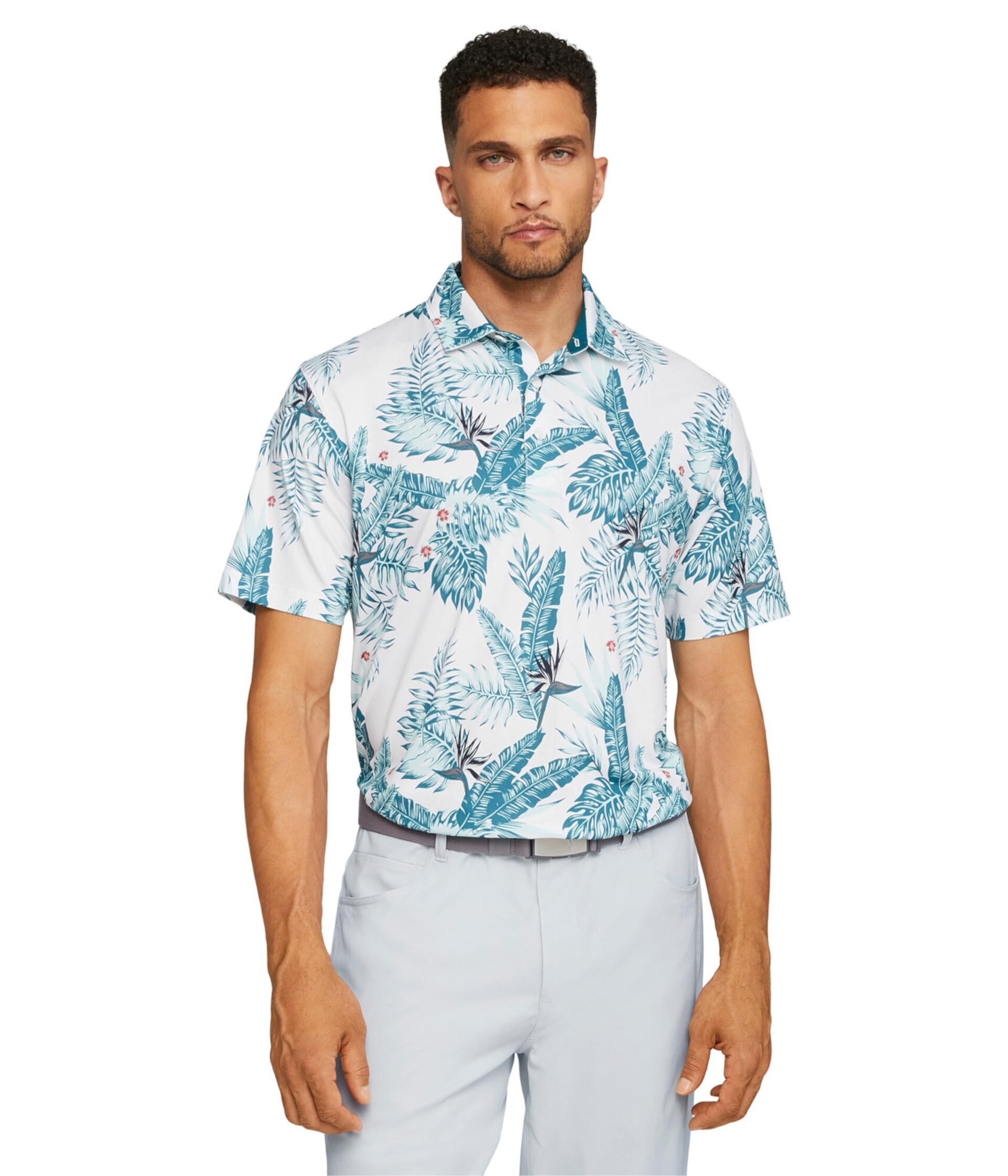 Мужская рубашка-поло CLOUDSPUN Aloha от PUMA Golf PUMA Golf