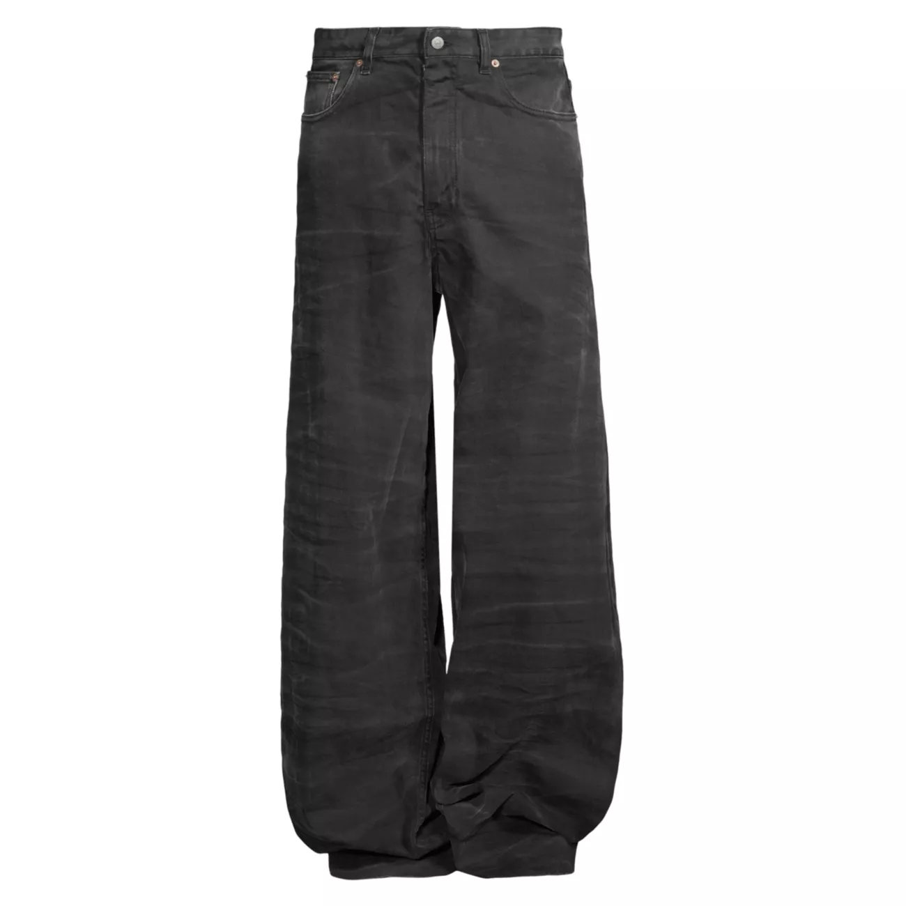Расклешенные мешковатые джинсы MM6 Maison Margiela